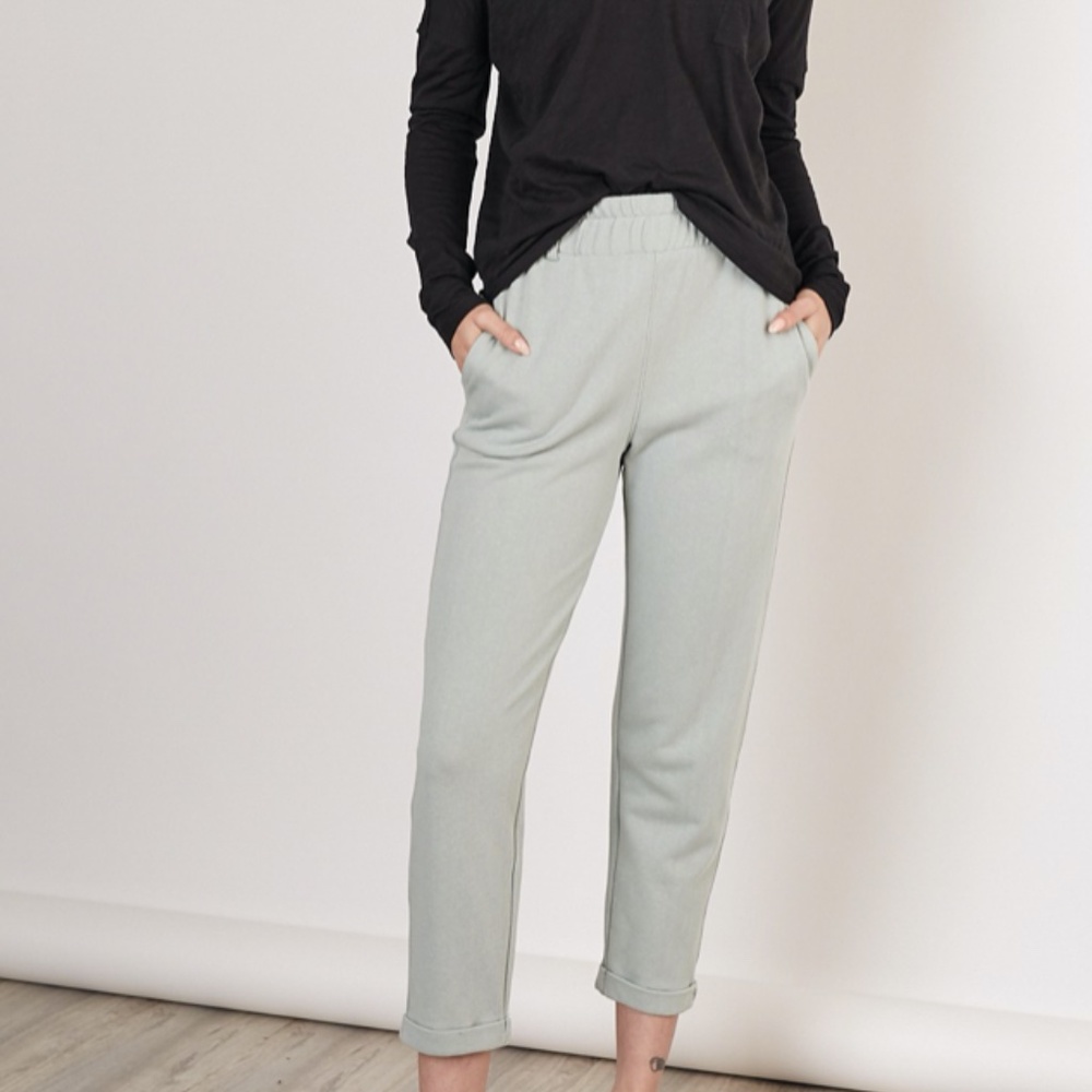 MUSTARDSEED FRENCH TERRY PAPERBAG WAIST PANTS(NWOT